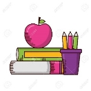 Books Apple Pencils School Supplies Vector Illustration Design Royalty Free  Cliparts, Vectors, And Stock Illustration. Image 121789449.